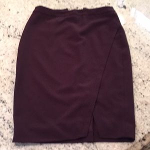 The Limited Plum Pencil Skirt